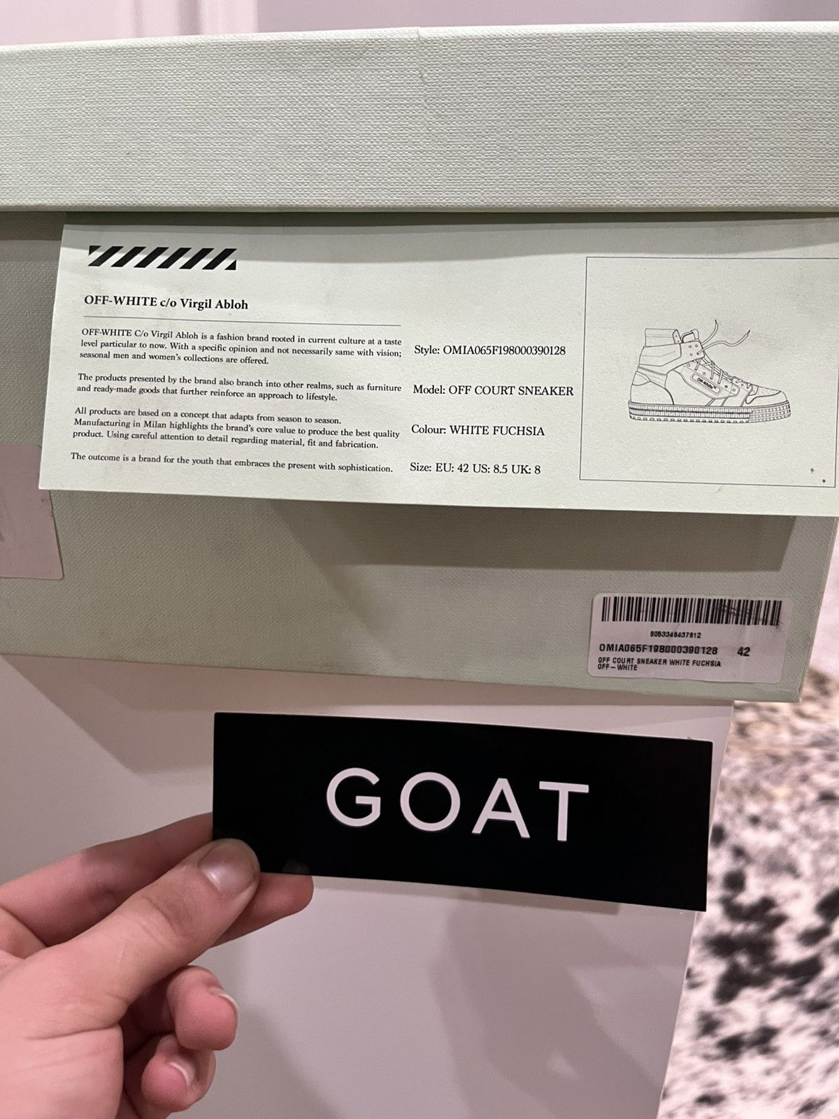 Off-White Off court 3.0 temperature Size US 9 / EU 42 - 9 Thumbnail