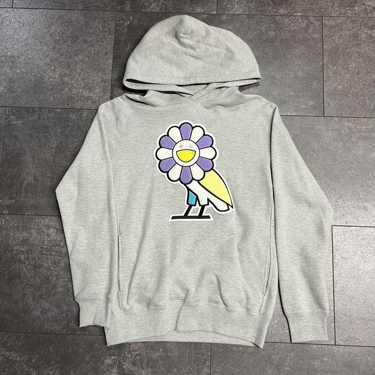 October's Very Own × Takashi Murakami Takashi Murakami x OVO Surplus Flower Owl Hoodie Grey Size US S / EU 44-46 / 1 - 1 Thumbnail