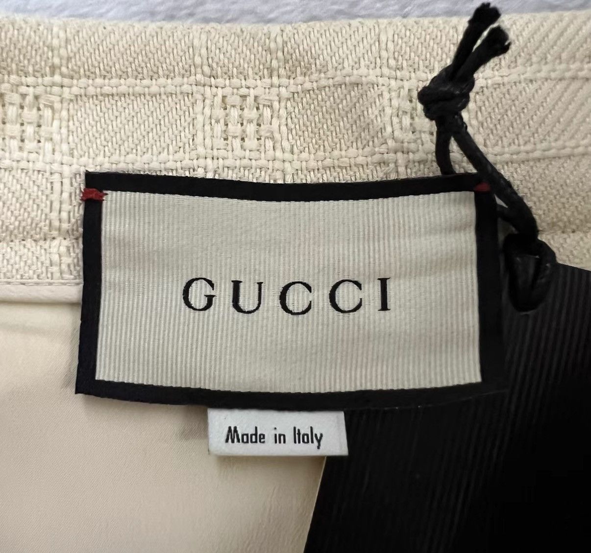 Gucci Gucci Off-white Tweed Mini Skirt J41 Size 25" / US 0 / IT 36 - 3 Thumbnail