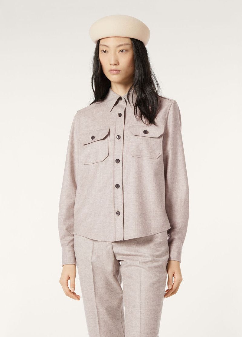 Loro Piana o1srvl11e0526 FAP2668 Anya Shirt in Light Beige Size L / US 10 / IT 46 - 4 Thumbnail