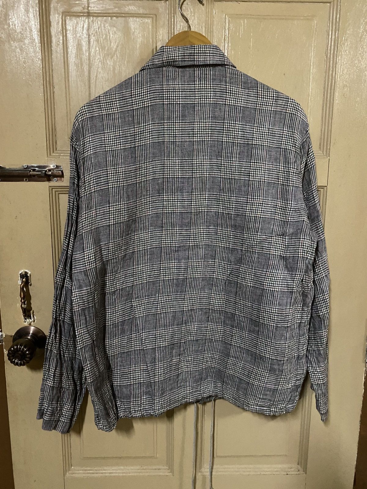Japanese Brand United Tokyo Plaid Linen Jacket Contemporary Minimalist Size US M / EU 48-50 / 2 - 5 Thumbnail
