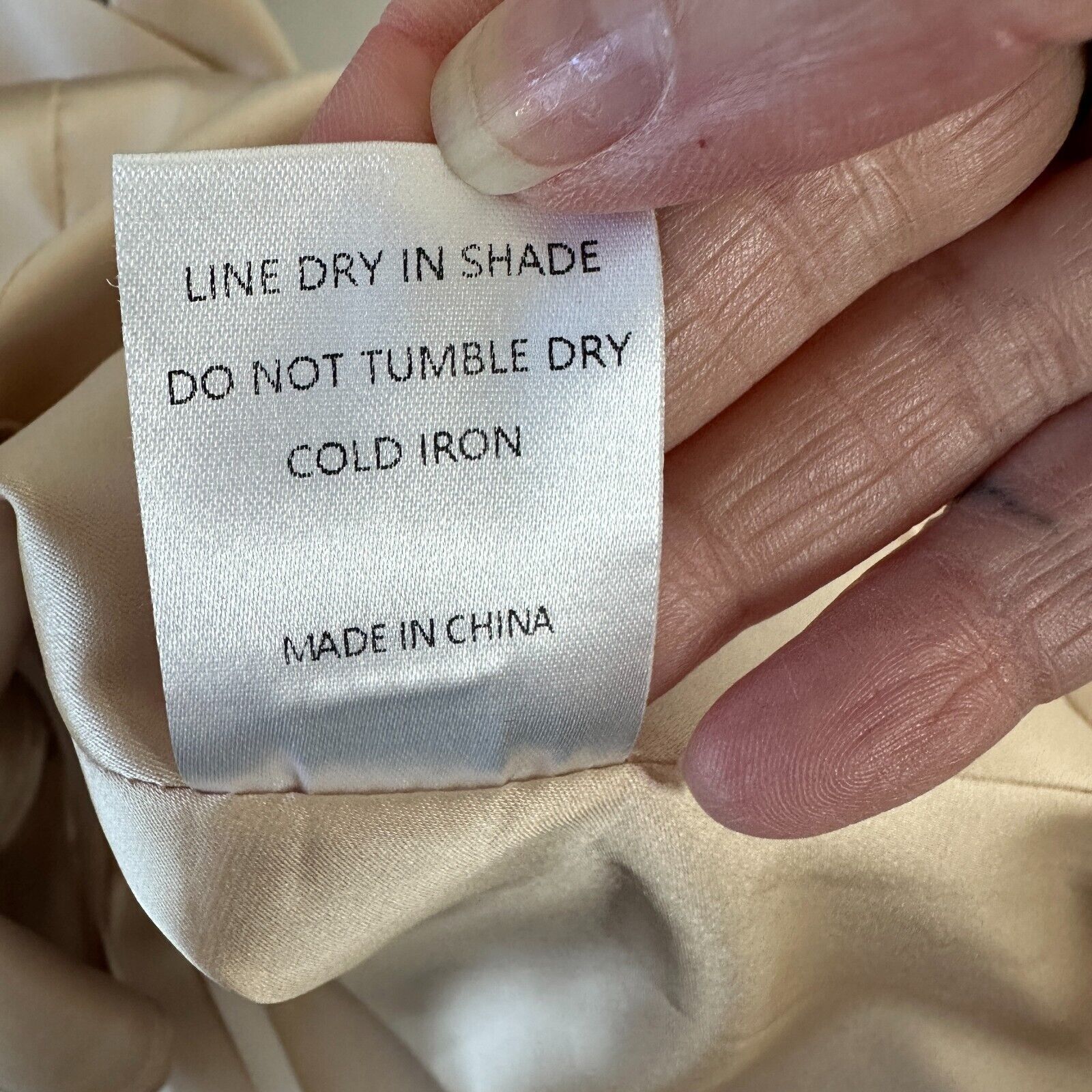 Other Silkhour Ayu Champagne Satin Skirt Kick Split Zip Back Mini Size 27" / US 4 / IT 40 - 9 Thumbnail