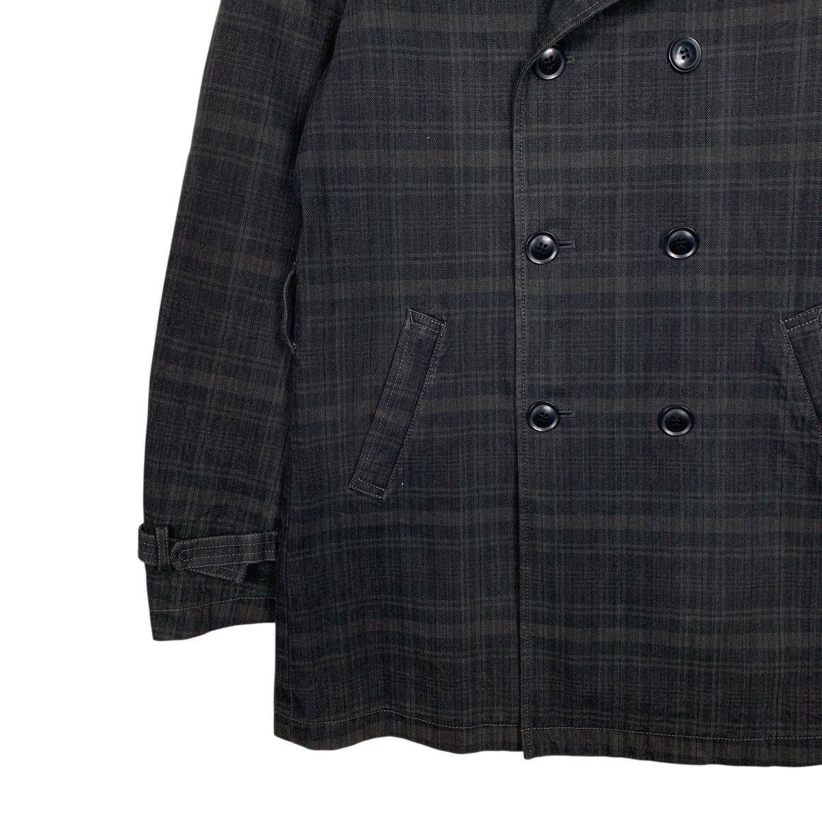 Michel Klein Michel Klein Homme Paris Tartan Double Breasted Coat Size US M / EU 48-50 / 2 - 3 Thumbnail