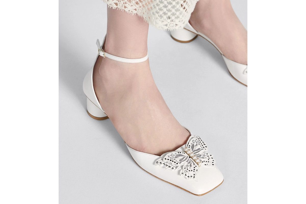 Dior o1bcso1str0225 Tale Pump in White Size US 9 / IT 39 - 6 Thumbnail