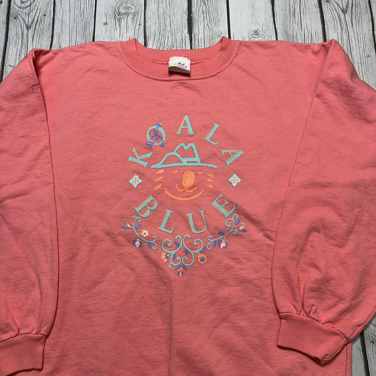 Vintage Vintage Koala Blue sweatshirt Size US L / EU 52-54 / 3 - 3 Thumbnail