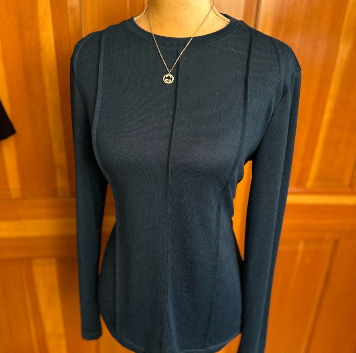 Designer × Other NWT, Lavishly Paris Women’s Teal Crewneck Size M / US 6-8 / IT 42-44 - 4 Thumbnail