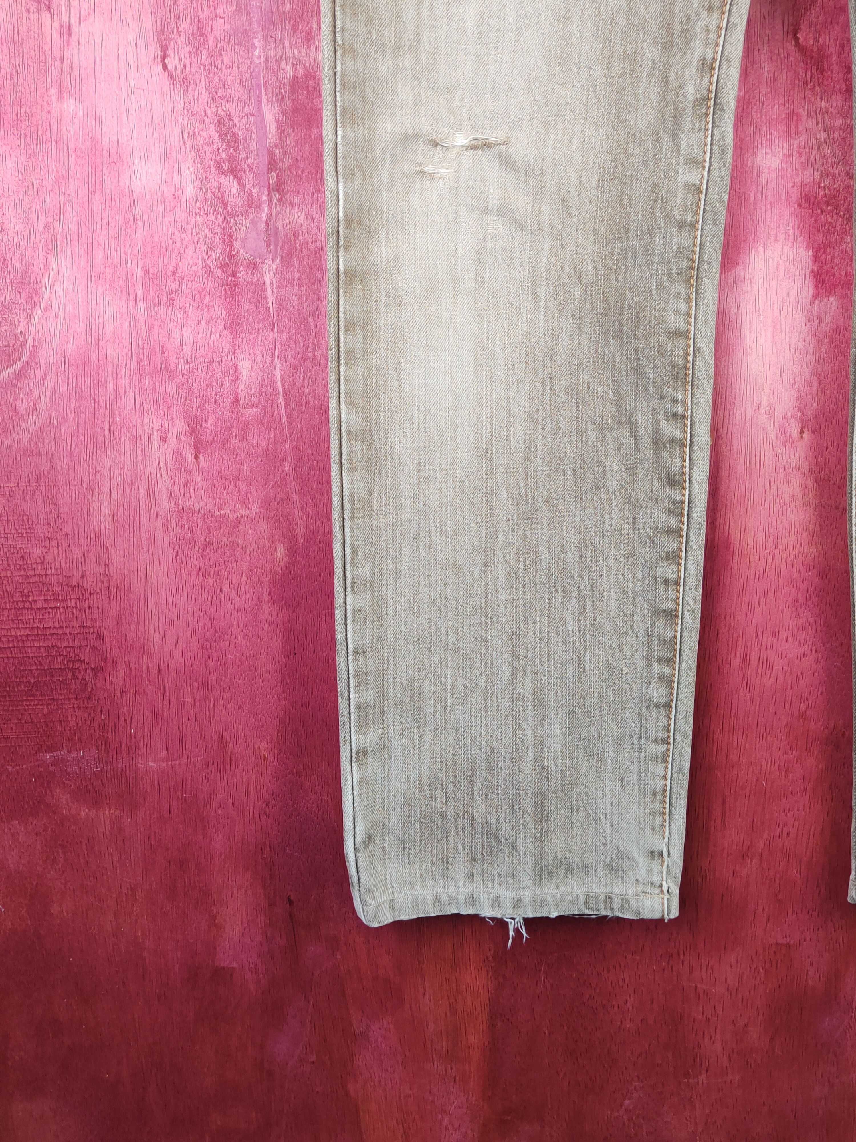 Edwin Edwin Brown Faded vintage Distressed Ripped Jeans #S1650 Size US 32 / EU 48 - 4 Thumbnail