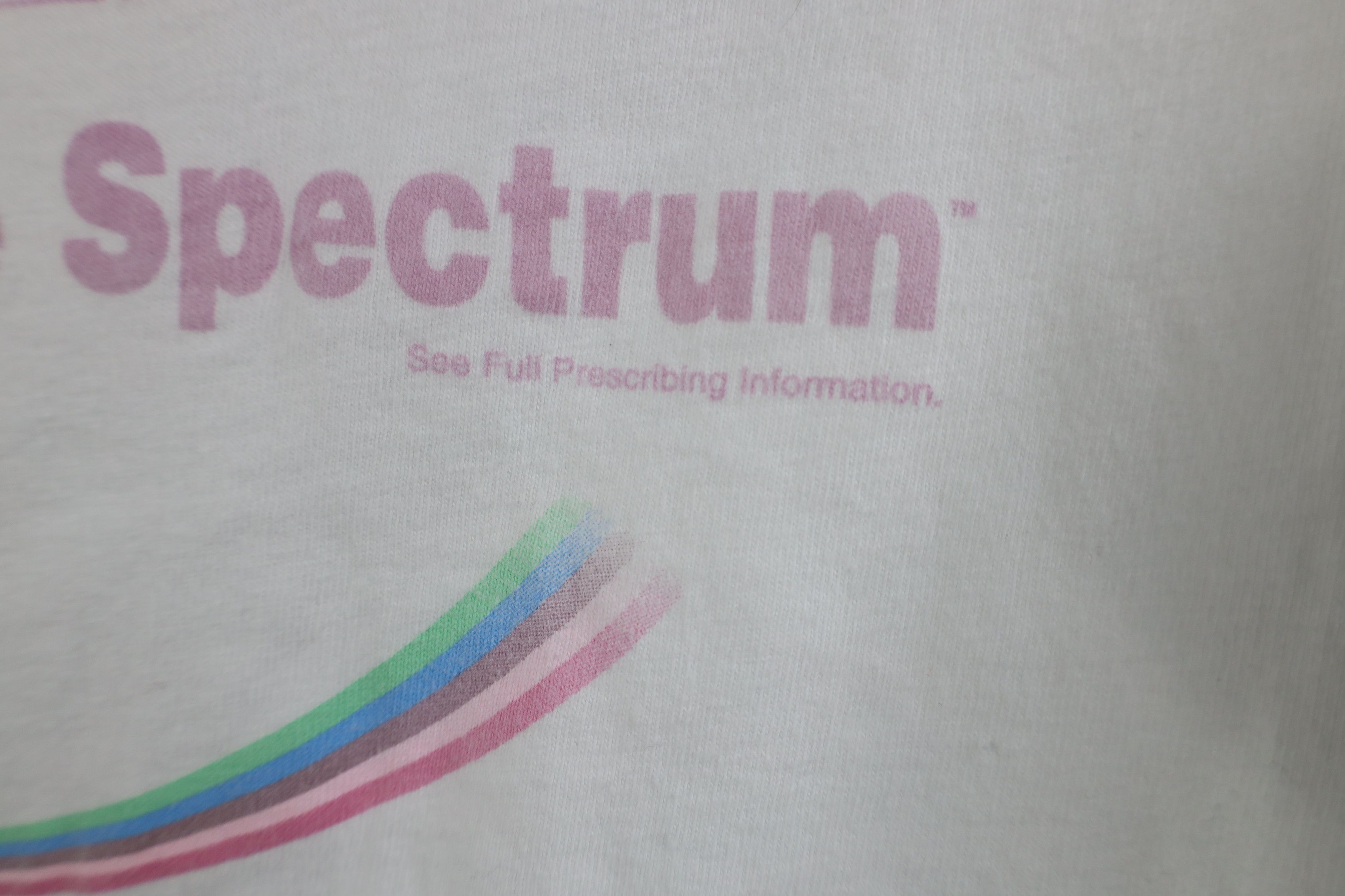 Vintage Vintage 90s Clarithromycin Short Sleeve T-Shirt White USA Size US XL / EU 56 / 4 - 10 Thumbnail
