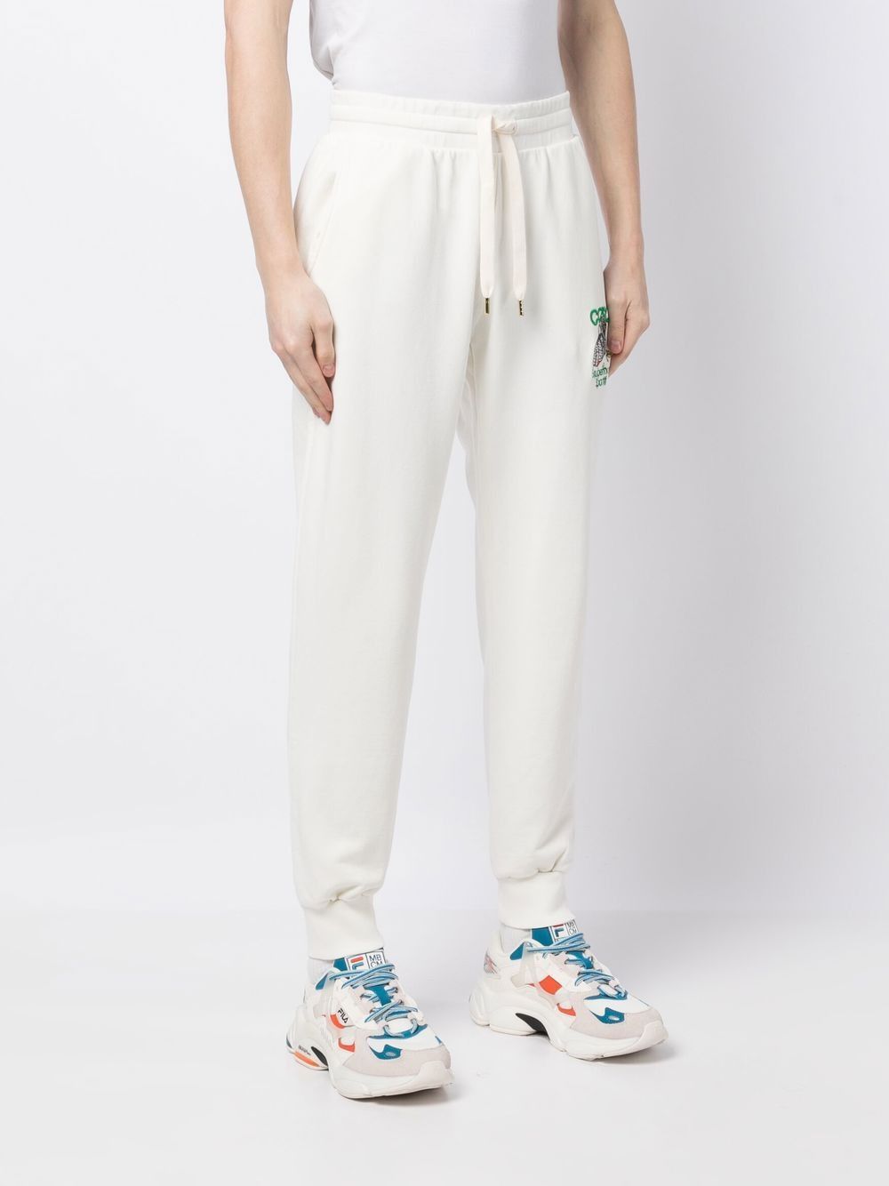 Casablanca Off-White Embroidered Equipement Logo Sweatpants Size US 28 / EU 44 - 2 Thumbnail