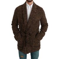Dolce & Gabbana o1y0125 Wool Coat in Brown Size US M / EU 48-50 / 2 - 2 Thumbnail