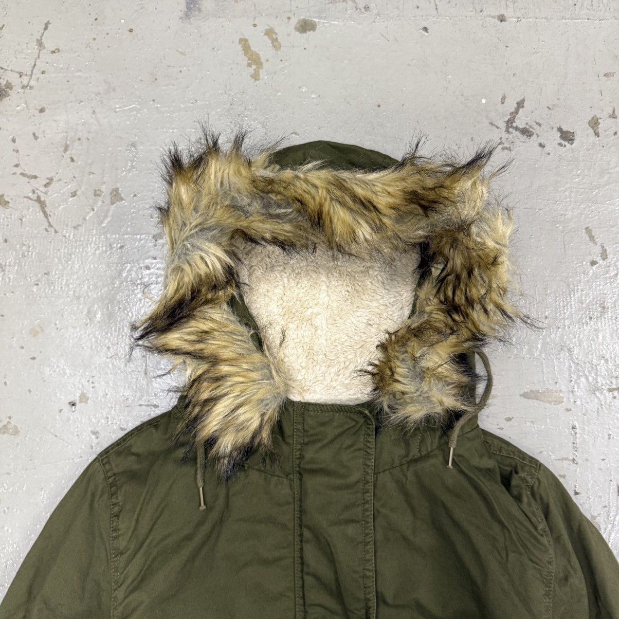 Beauty Beast 1950s US Army M-51 Retro Parka Fur Hooded Fishtail Jacket Size US L / EU 52-54 / 3 - 3 Thumbnail
