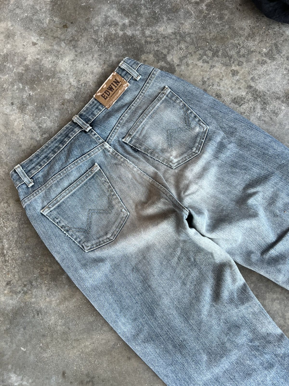 Edwin × If Six Was Nine × Japanese Brand 🌈Flare 90’s style Edwin Faded Washed Jean Size US 28 / EU 44 - 11 Thumbnail
