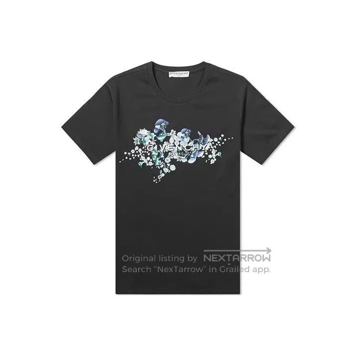 Givenchy Givenchy Floral Big Logo Men's Short Sleeve T-Shirt. Size US M / EU 48-50 / 2 - 1 Thumbnail