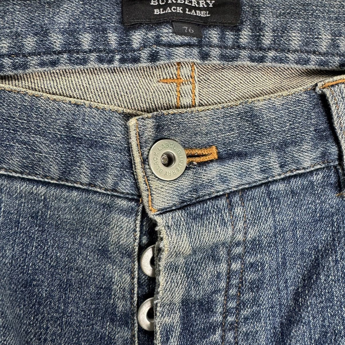 Burberry 🌟BURBERRY BLACK LABEL PATCHWORK DENIM JEANS Size 32" / US 10 / IT 46 - 11 Thumbnail