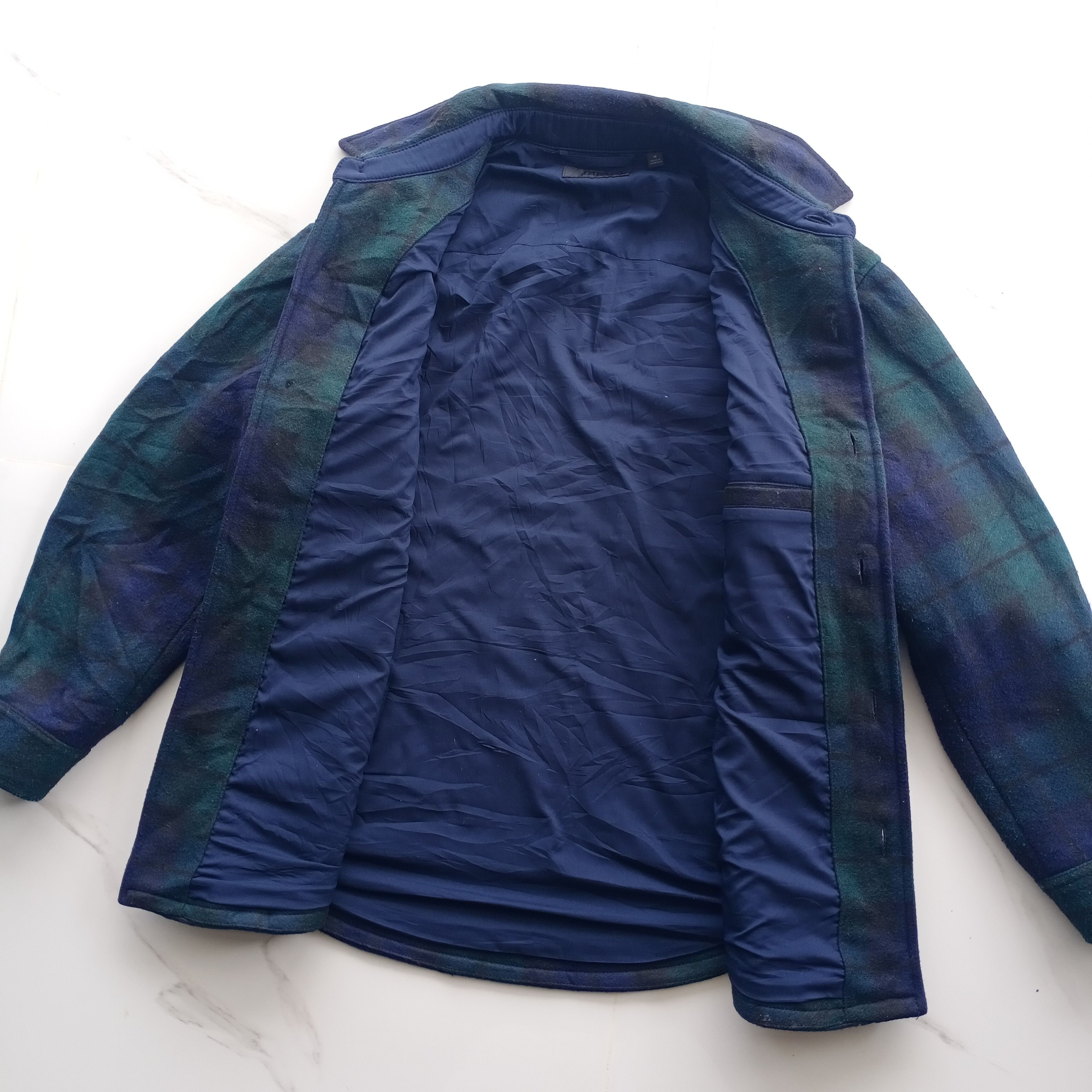 Japanese Brand × Uniqlo UNIQLO TARTAN DESIGN WOOL BUTTON JACKET POCKET M SIZE Size US M / EU 48-50 / 2 - 11 Thumbnail