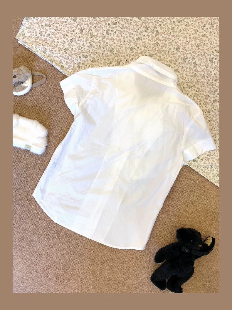 Vivienne Westwood Vivienne Westwood White short-sleeved shirt Size M / US 6-8 / IT 42-44 - 3 Thumbnail