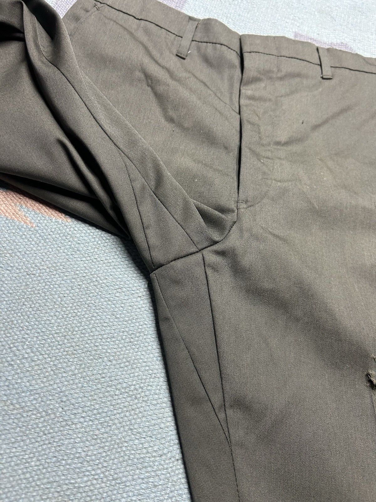 Vintage Vintage 60s 70s drop loop work pants mechanic workwear 32x30 Size US 32 / EU 48 - 5 Thumbnail