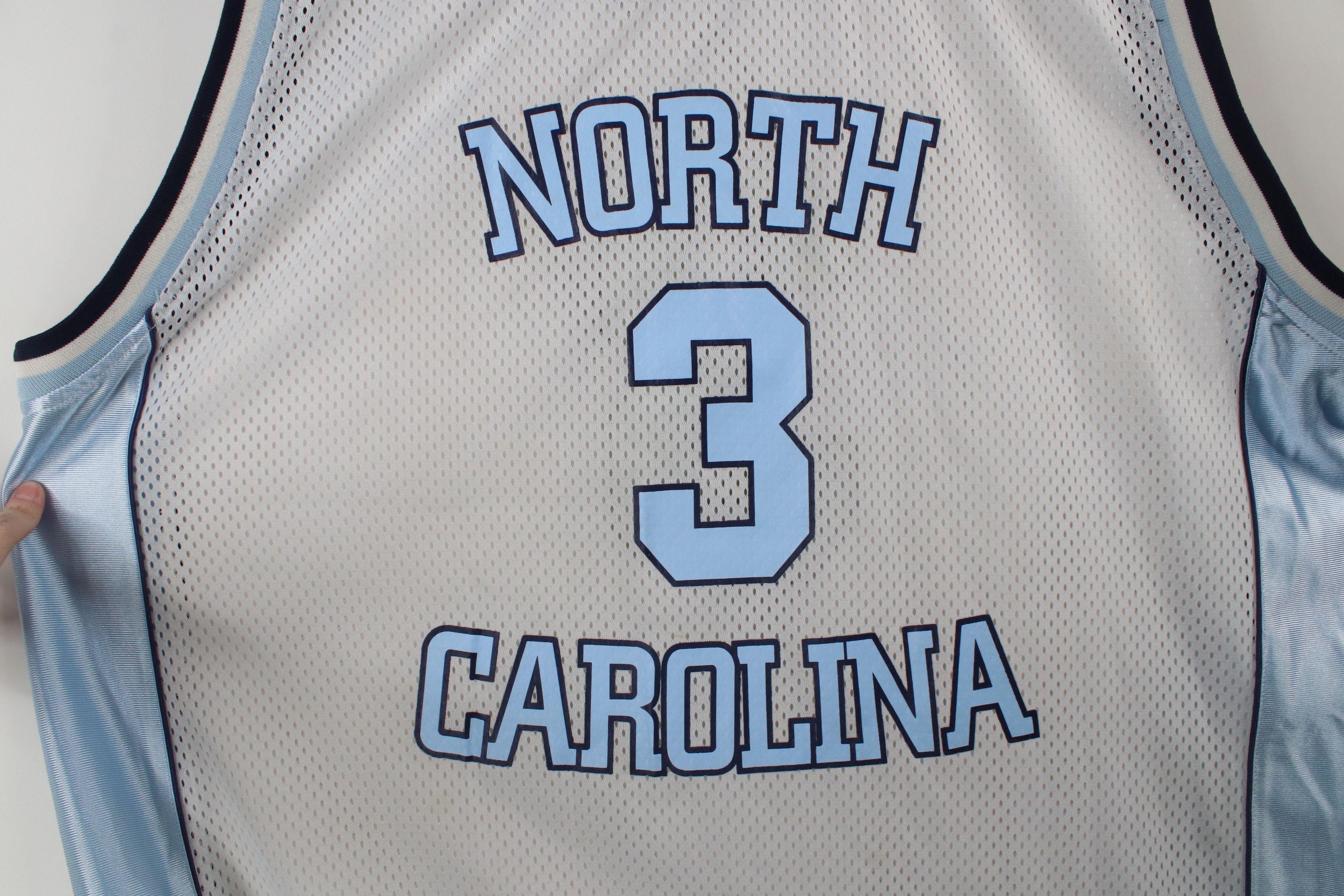 Vintage Vintage 90s Y2K University of North Carolina Basketball #3 Size US XXL / EU 58 / 5 - 4 Thumbnail