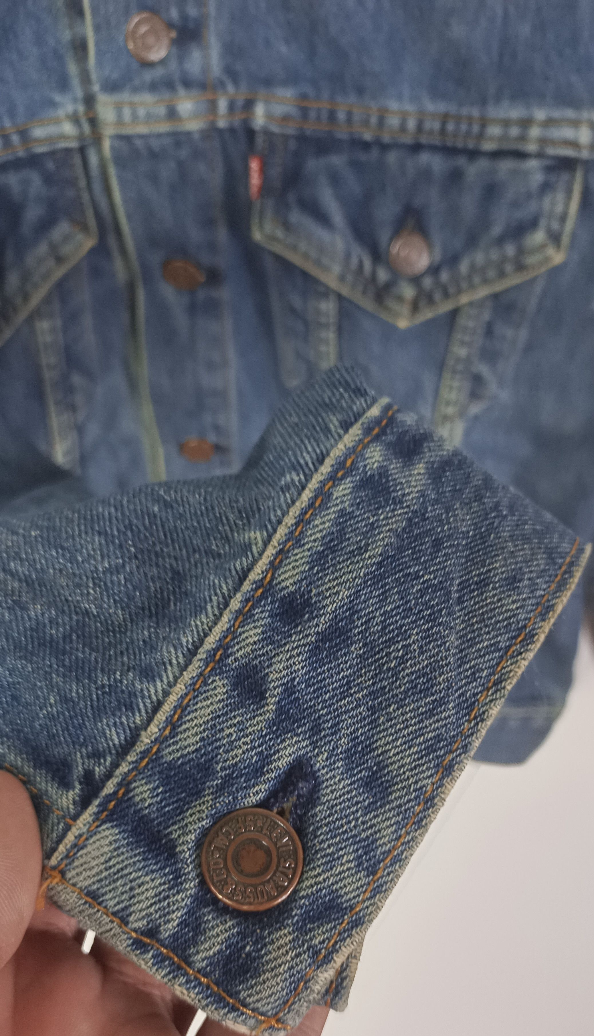 Levi's Vintage 90s Levi's 715 Button Stamp Blanket Size US M / EU 48-50 / 2 - 9 Thumbnail