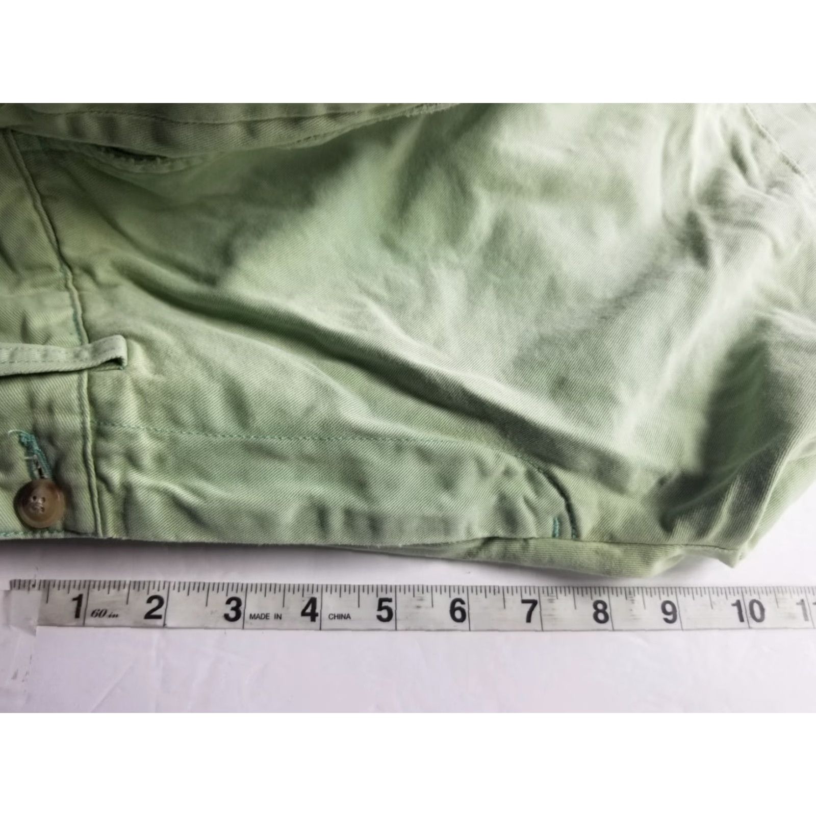 Ralph Lauren Ralph Lauren Polo Sport Cotton Green Chino Shorts Women Size 29 Size 29" - 4 Thumbnail