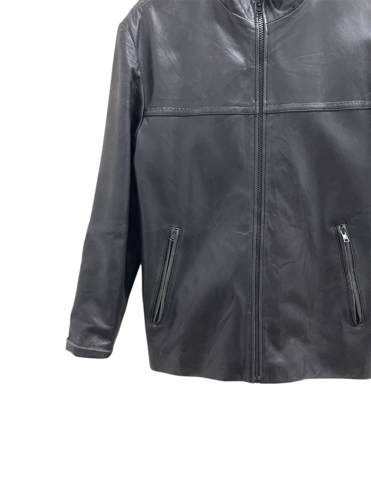 Leather Wind Armor Leather Biker Jacket Size US S / EU 44-46 / 1 - 3 Thumbnail