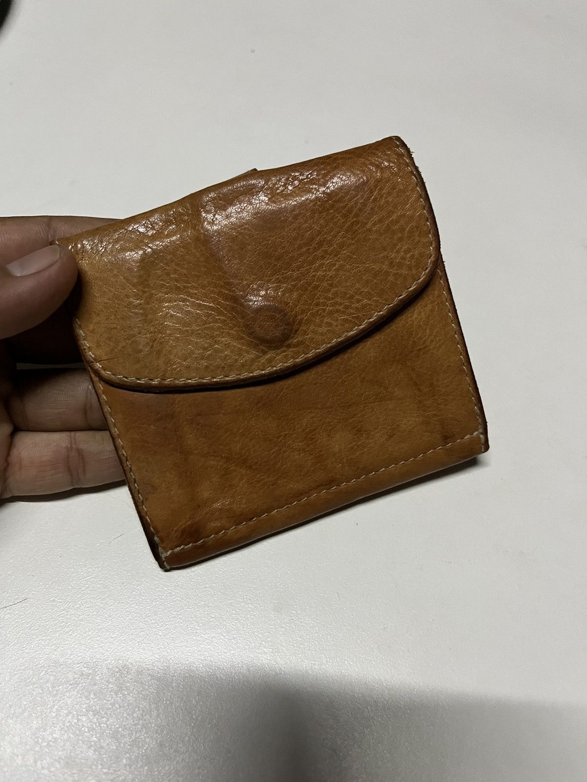 Il Bisonte × Vintage 🔥iL Bisonte Leather Wallet Extra Compartment Unisex Size ONE SIZE - 5 Thumbnail