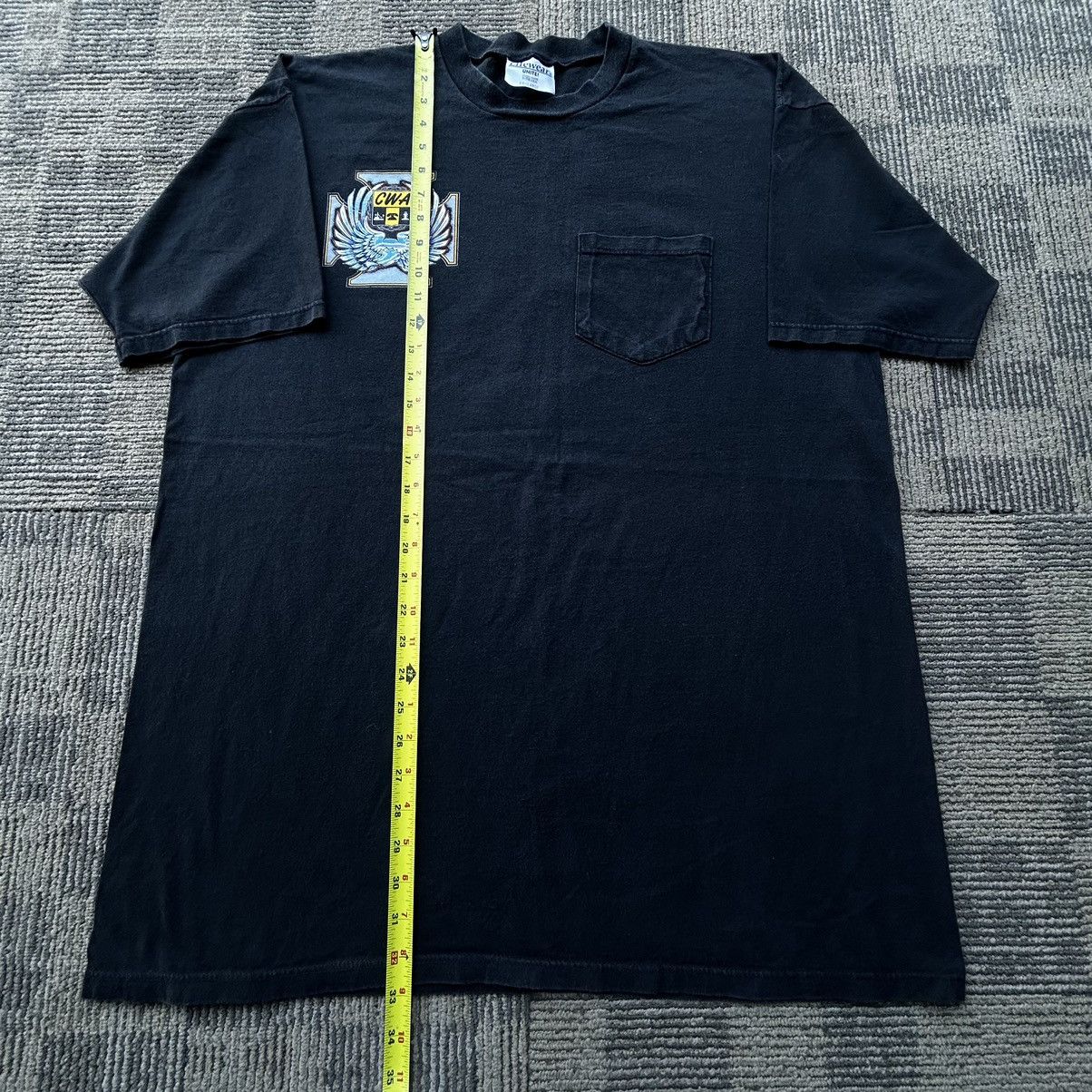 Vintage Vintage 90’s CWA Black Double Sided T-Shirt Size US XXL / EU 58 / 5 - 4 Thumbnail