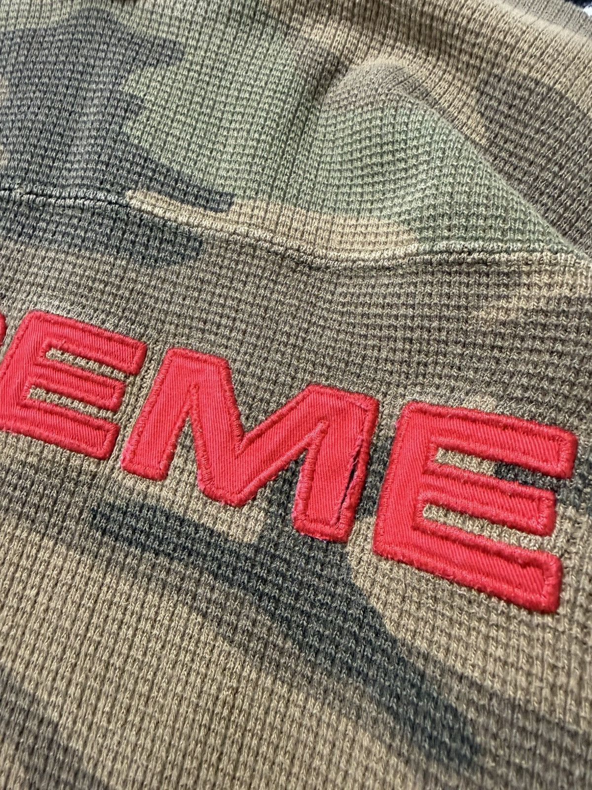 Supreme Supreme FW17 Camo Hooded Waffle Thermal Size M Size US M / EU 48-50 / 2 - 4 Thumbnail