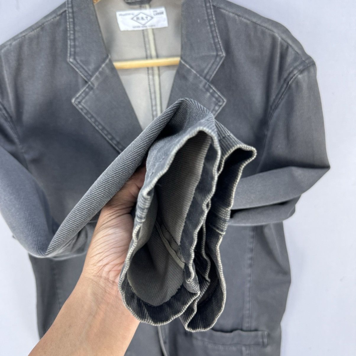 Japanese Brand N.S.T. Black Cotton Work Blazer Size US M / EU 48-50 / 2 - 8 Thumbnail