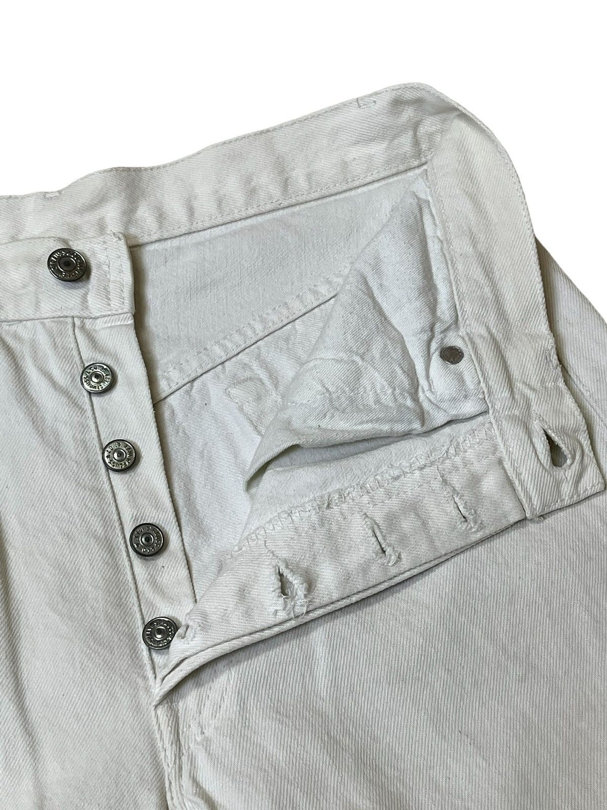Levi's VINTAGE 80s LEVI’S 501-0651 MADE IN USA WHITE JEANS Size US 29 - 9 Thumbnail