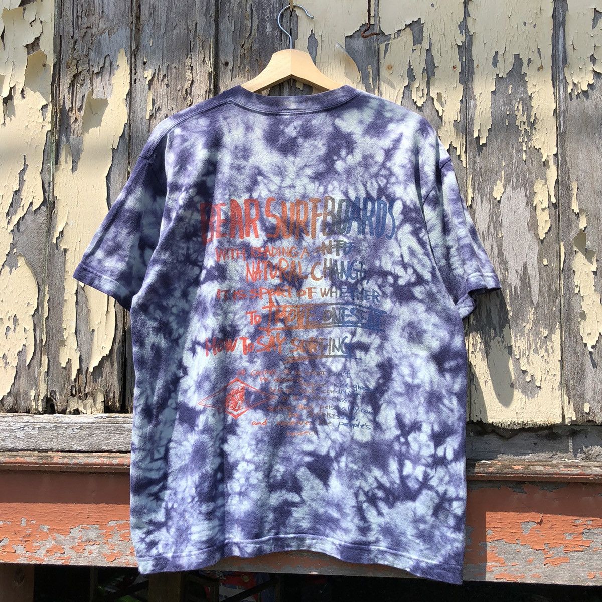 Vintage Bear Surfboards Tie Dye Tshirt