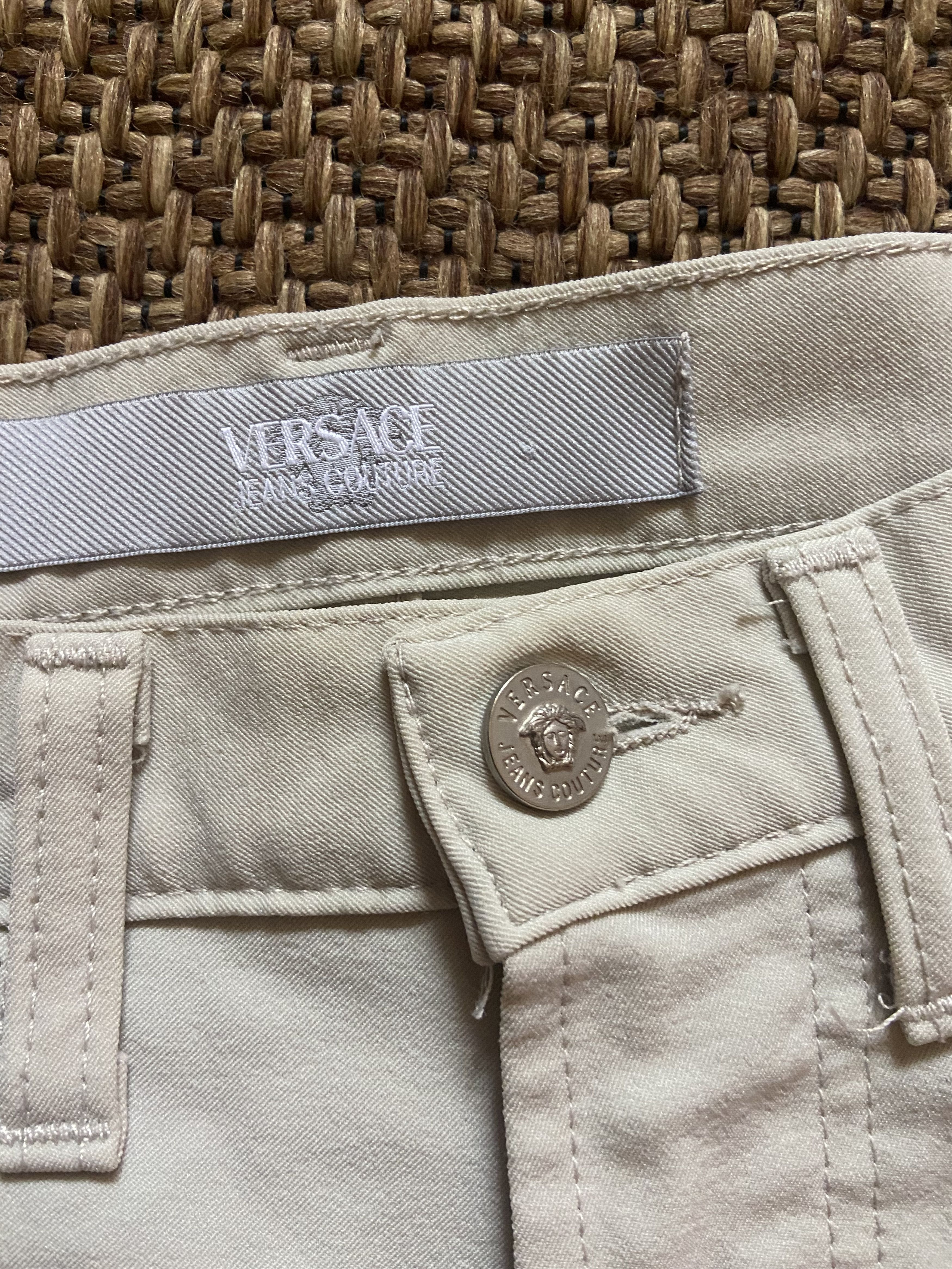 Versace Jeans Couture Versace Jeans Couture Nylon Grey Jeans Size US 29 - 3 Thumbnail