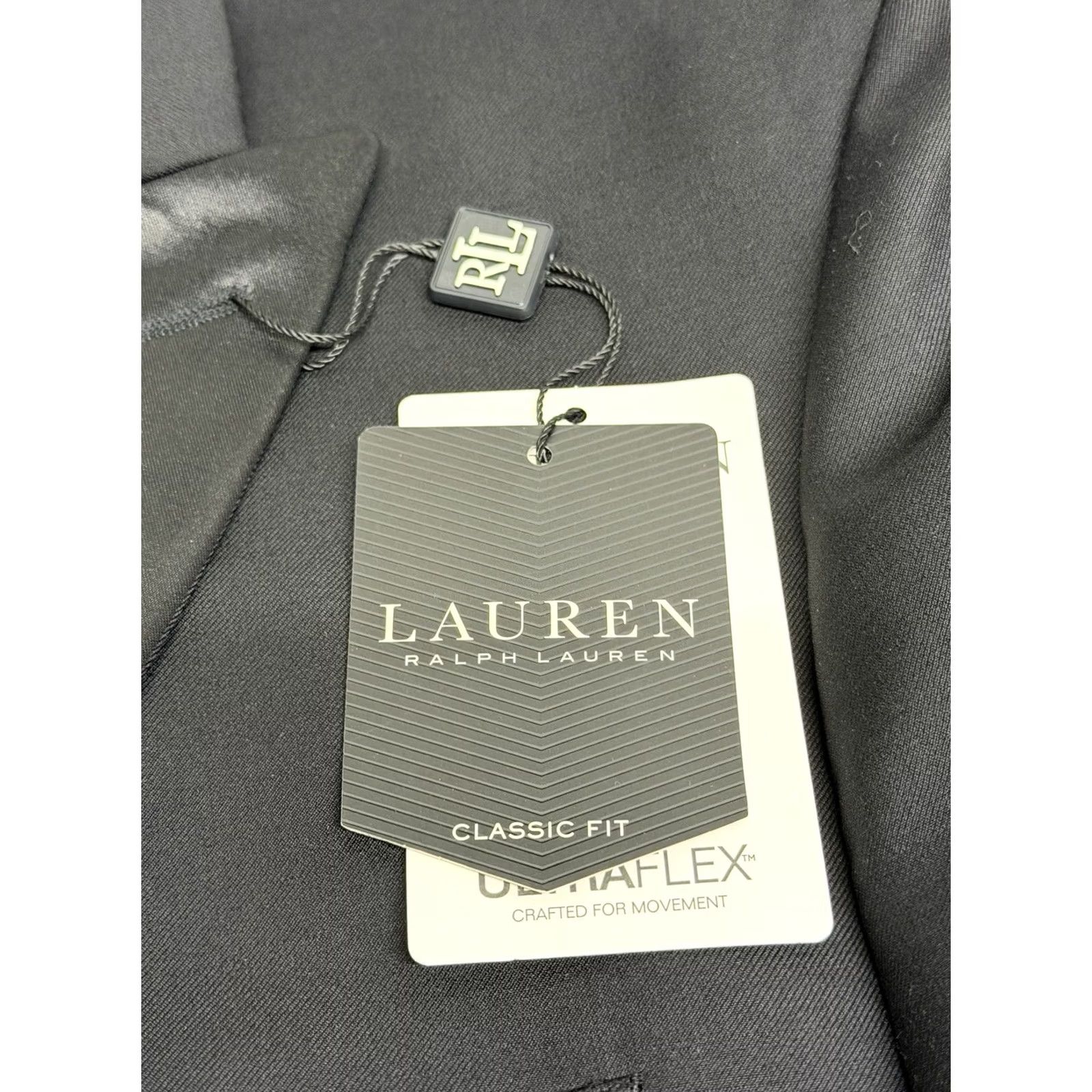 Ralph Lauren Lauren Ralph Lauren Classic Fit Ultraflex NWT Black Stretch Suit Jacket 50 Long Size 50R - 4 Thumbnail