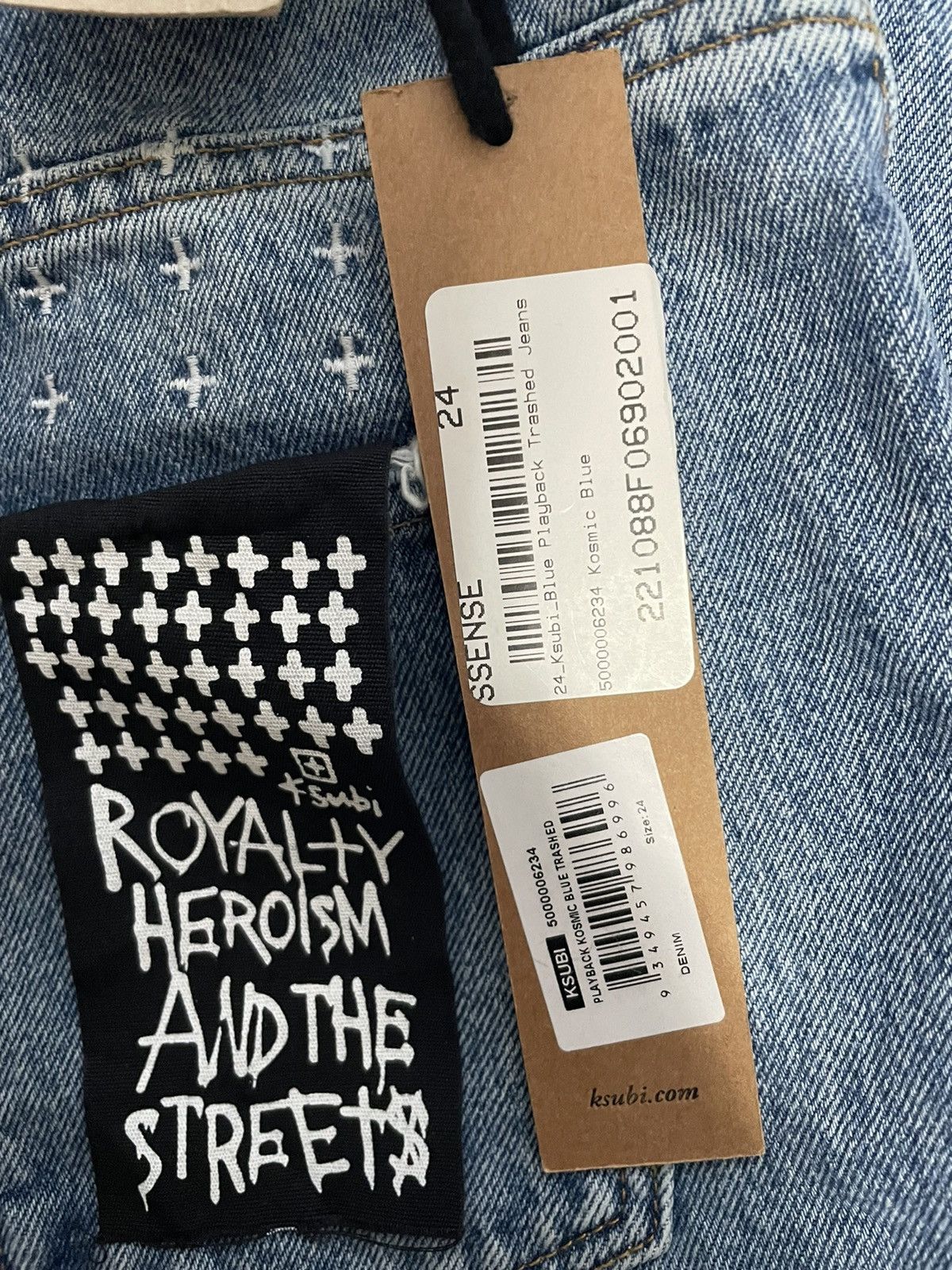 Ksubi Ksubi blue playback trashed jeans Size 24" / US 00 / IT 34 - 3 Thumbnail
