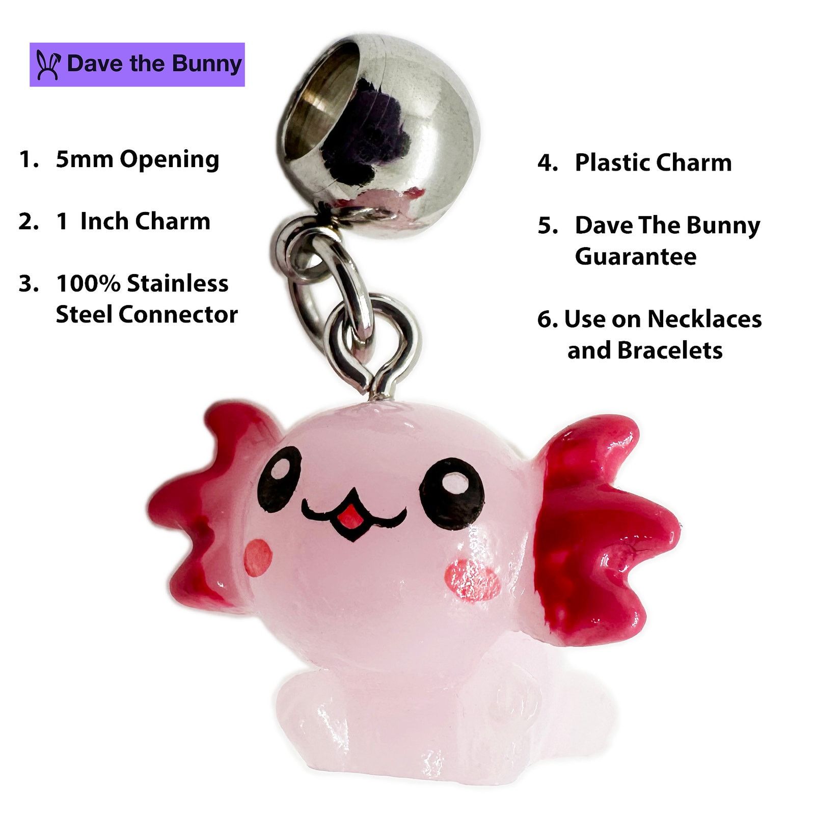 & Other Stories Axolotl Marine Creature Necklace Pendant Jewelry Size ONE SIZE - 2 Thumbnail