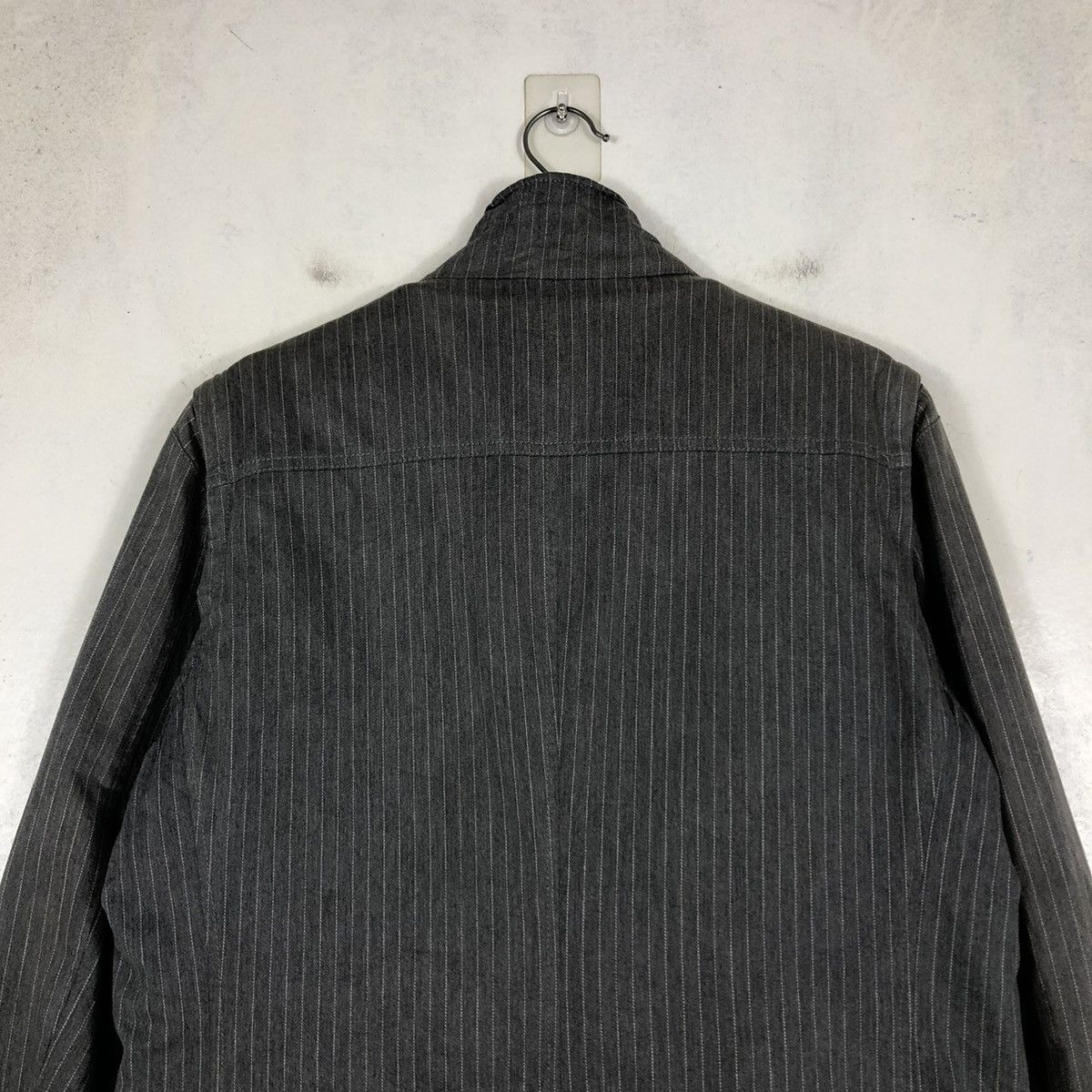 Japanese Brand VINTAGE HICKORY CHORE JACKET SHIPS JAPAN CARGO MULTI POCKET Size US L / EU 52-54 / 3 - 11 Thumbnail