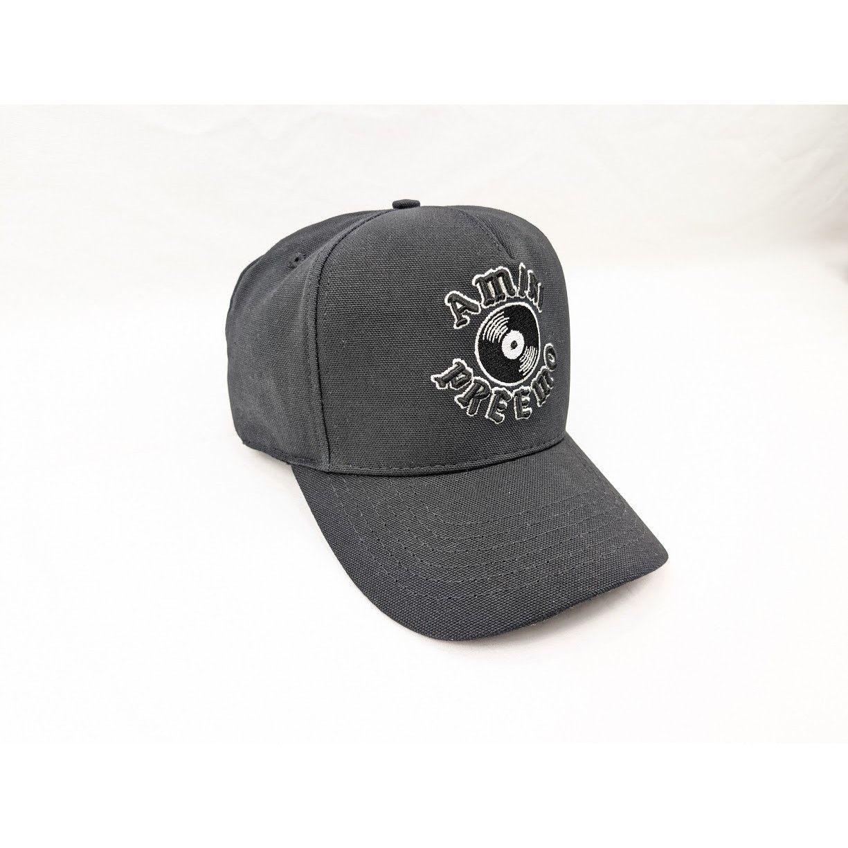 Amiri o1rshd1 Q:7/Size:OS/ DJ Premier Record Canvas Hat /Cap Black Size ONE SIZE - 4 Thumbnail