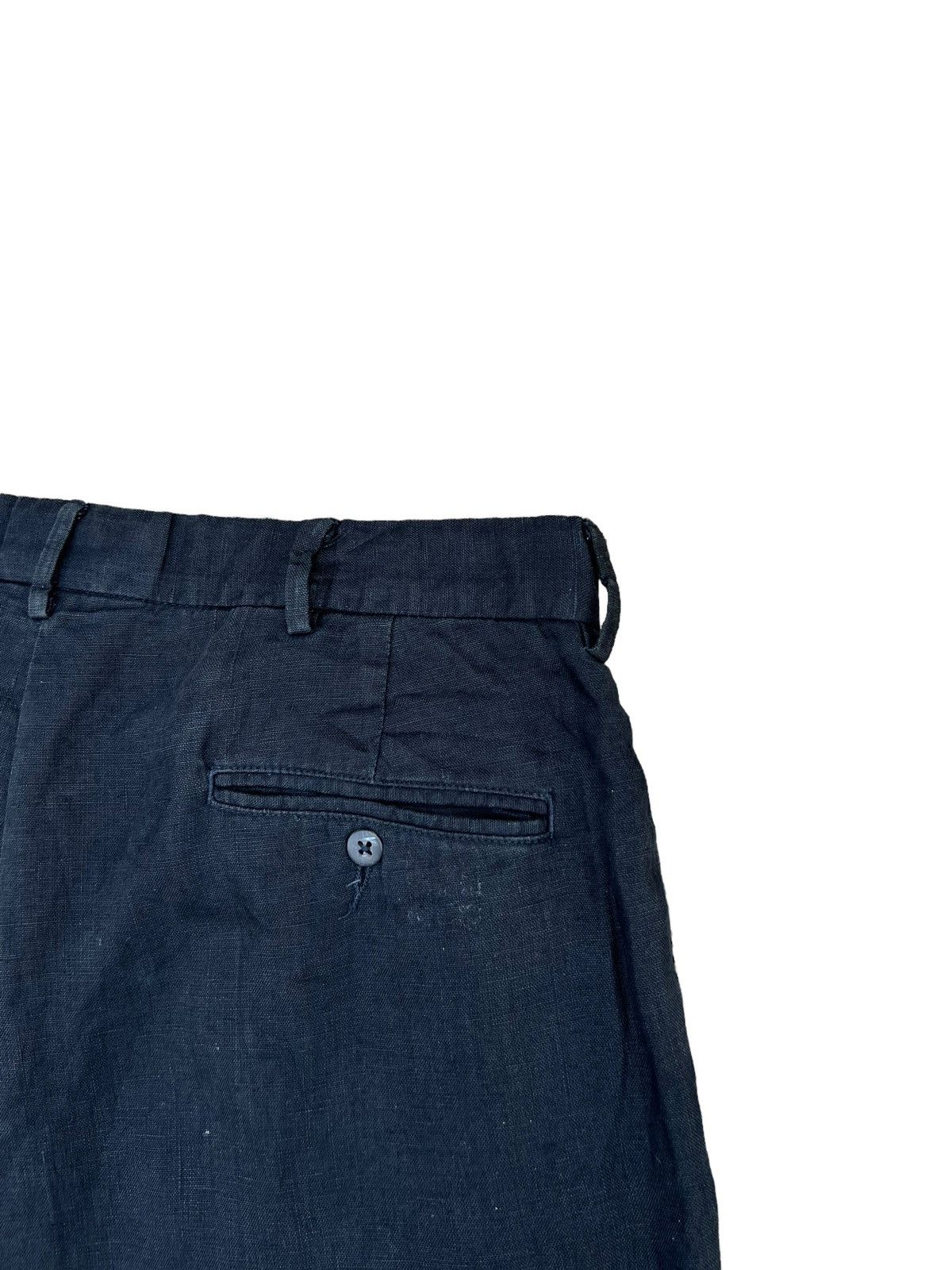 Polo Ralph Lauren × Ralph Lauren Vintage 90s Polo Ralph Lauren 100% Linen Trouser Pant Size US 35 - 18 Thumbnail