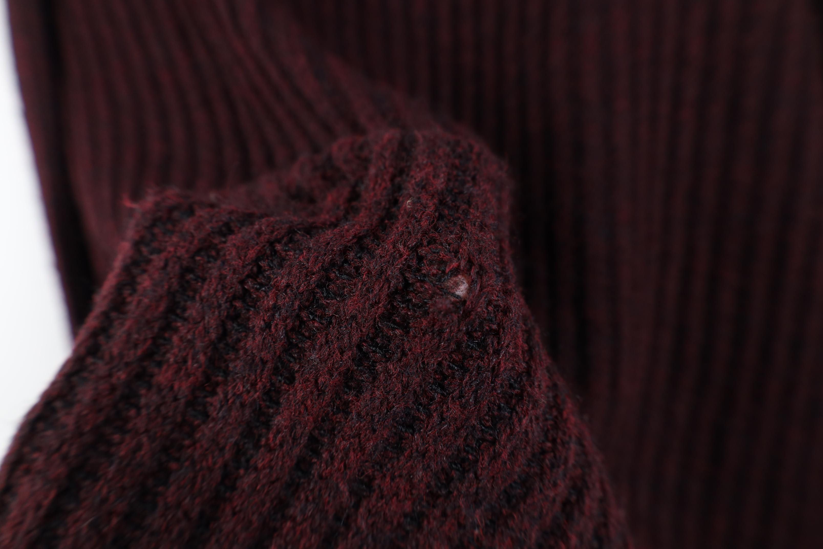 Vintage Vintage 60s Penneys Fit Chunky Ribbed Knit Sweater USA Red Size US L / EU 52-54 / 3 - 4 Thumbnail