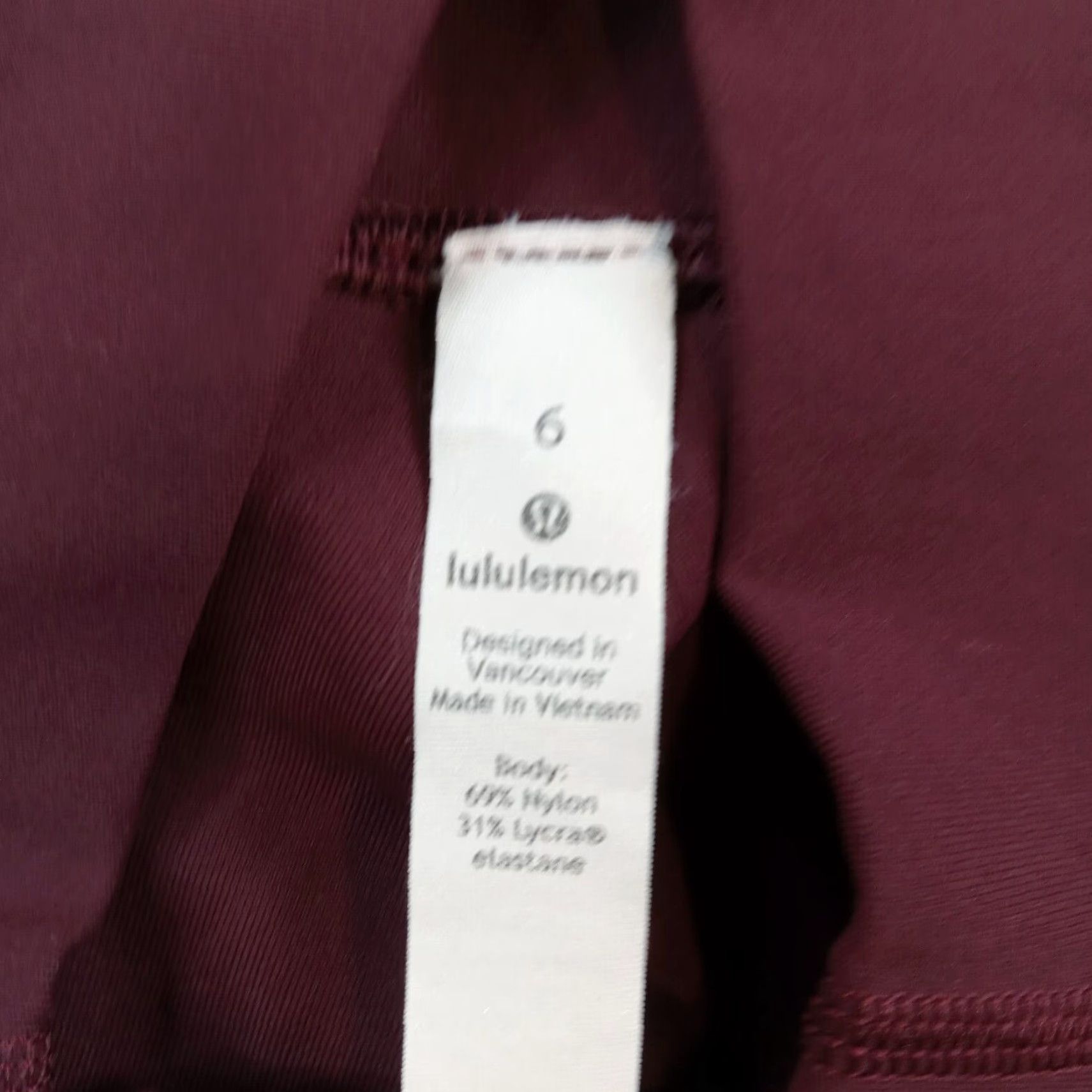 Lululemon Lululemon Leggings Womens Size 6 Red Running Yoga Compression Stretch Comfort Size 28" / US 6 / IT 42 - 6 Thumbnail