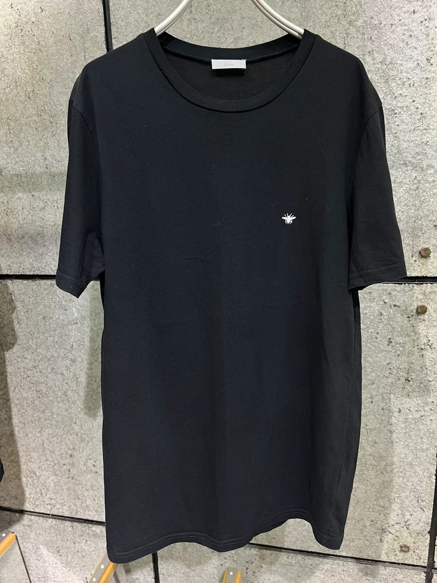 Dior Dior Black Short Sleeve with White Bee Embroidery Size US S / EU 44-46 / 1 - 1 Thumbnail