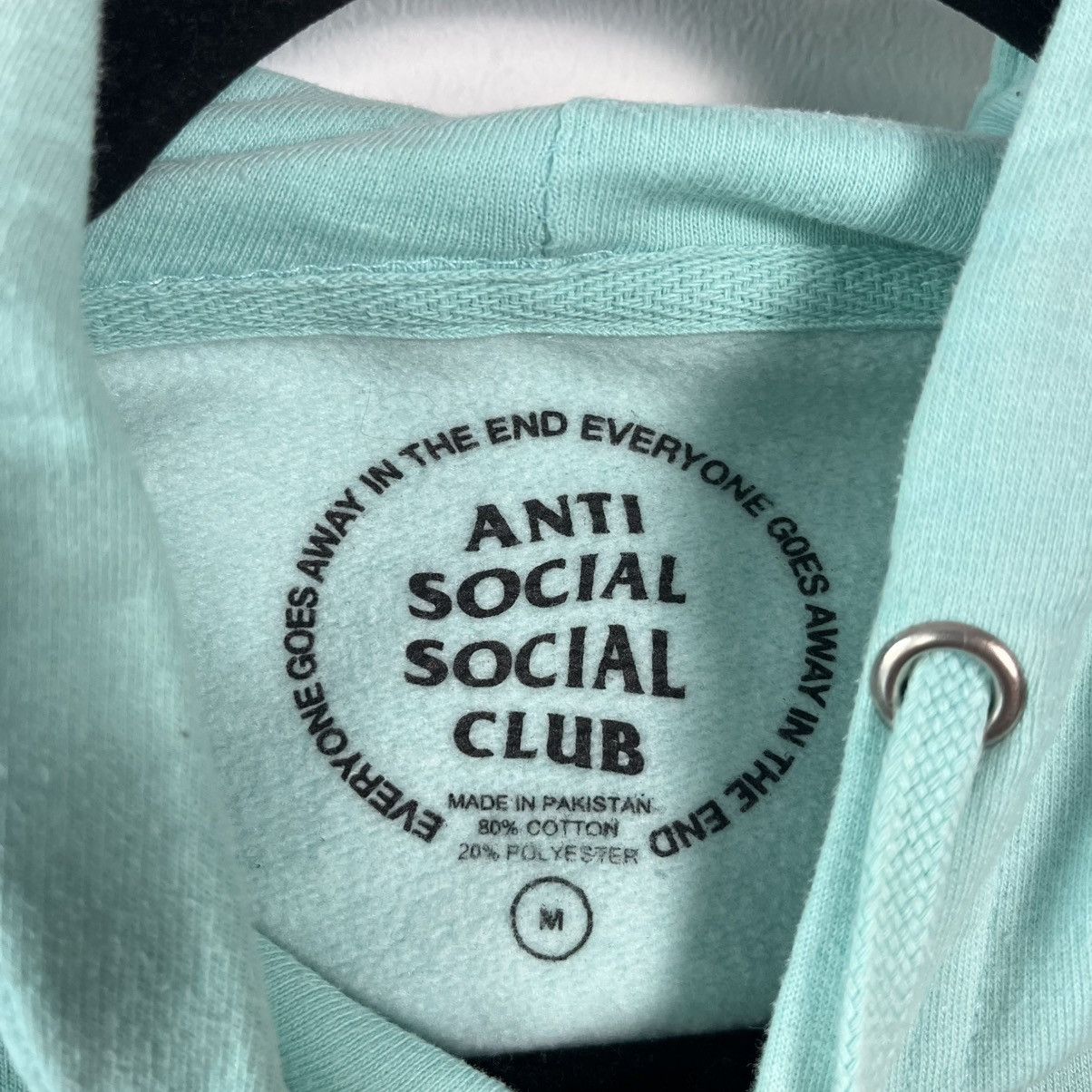 Anti Social Social Club ASSC Mint Graphic Hoodie Streetwear Y2K Pastel Core Size US M / EU 48-50 / 2 - 7 Thumbnail