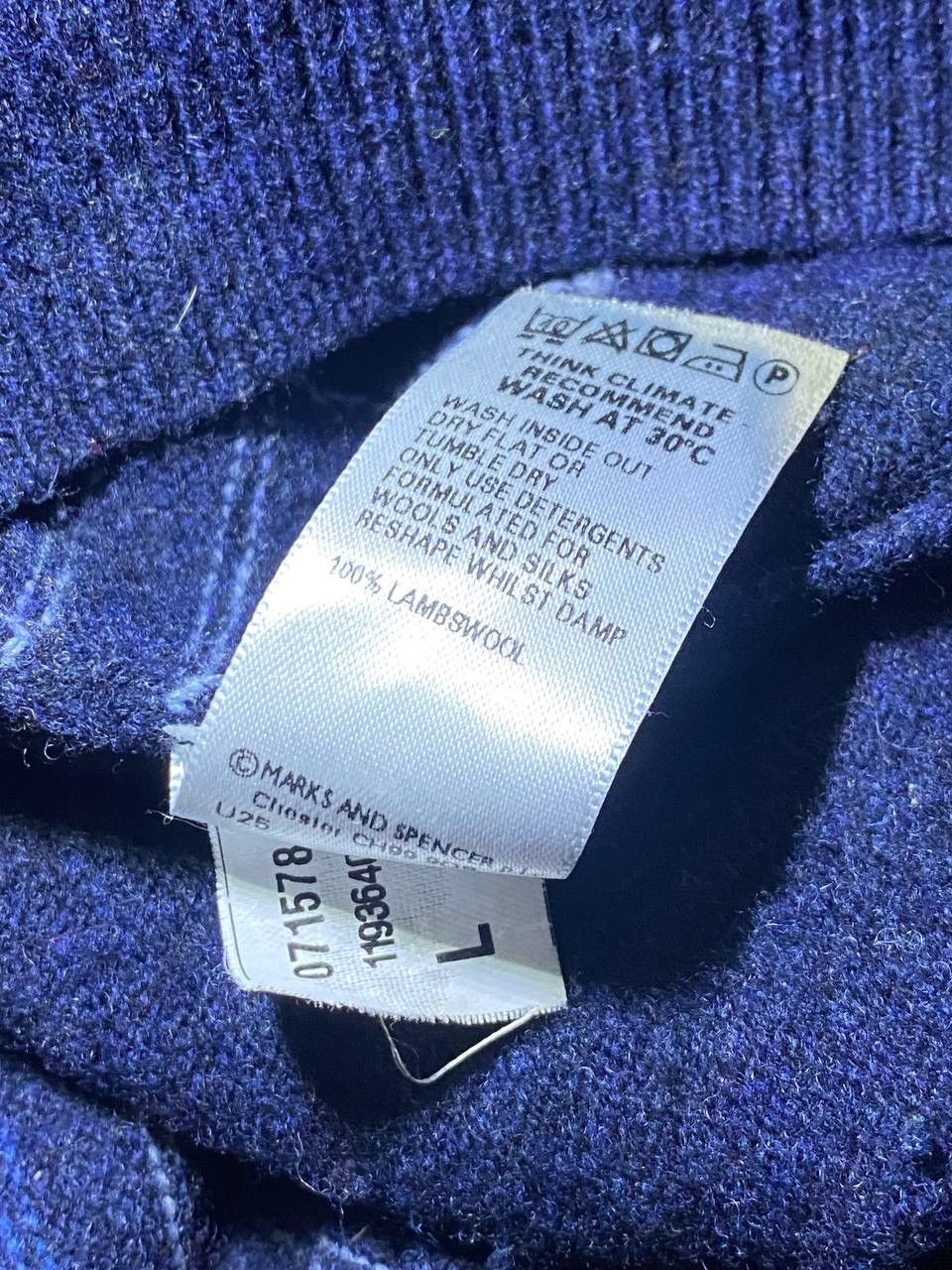 Vintage Blue Harbour Marks & Spencer lambswool sweater Size US L / EU 52-54 / 3 - 5 Thumbnail