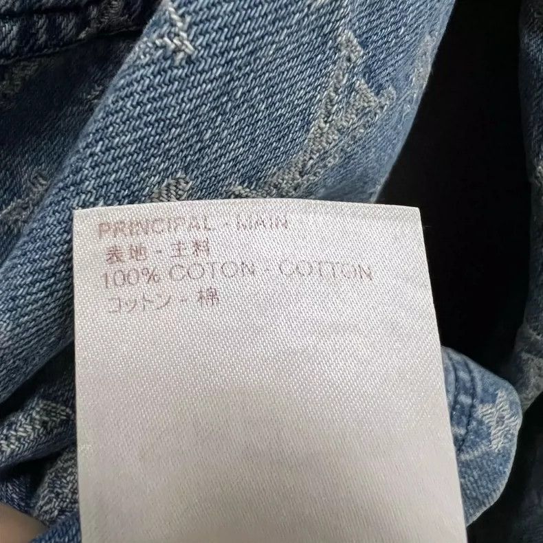 Louis Vuitton Louis Vuitton Denim jacket with presbyopic logo jacket Size US M / EU 48-50 / 2 - 2 Thumbnail