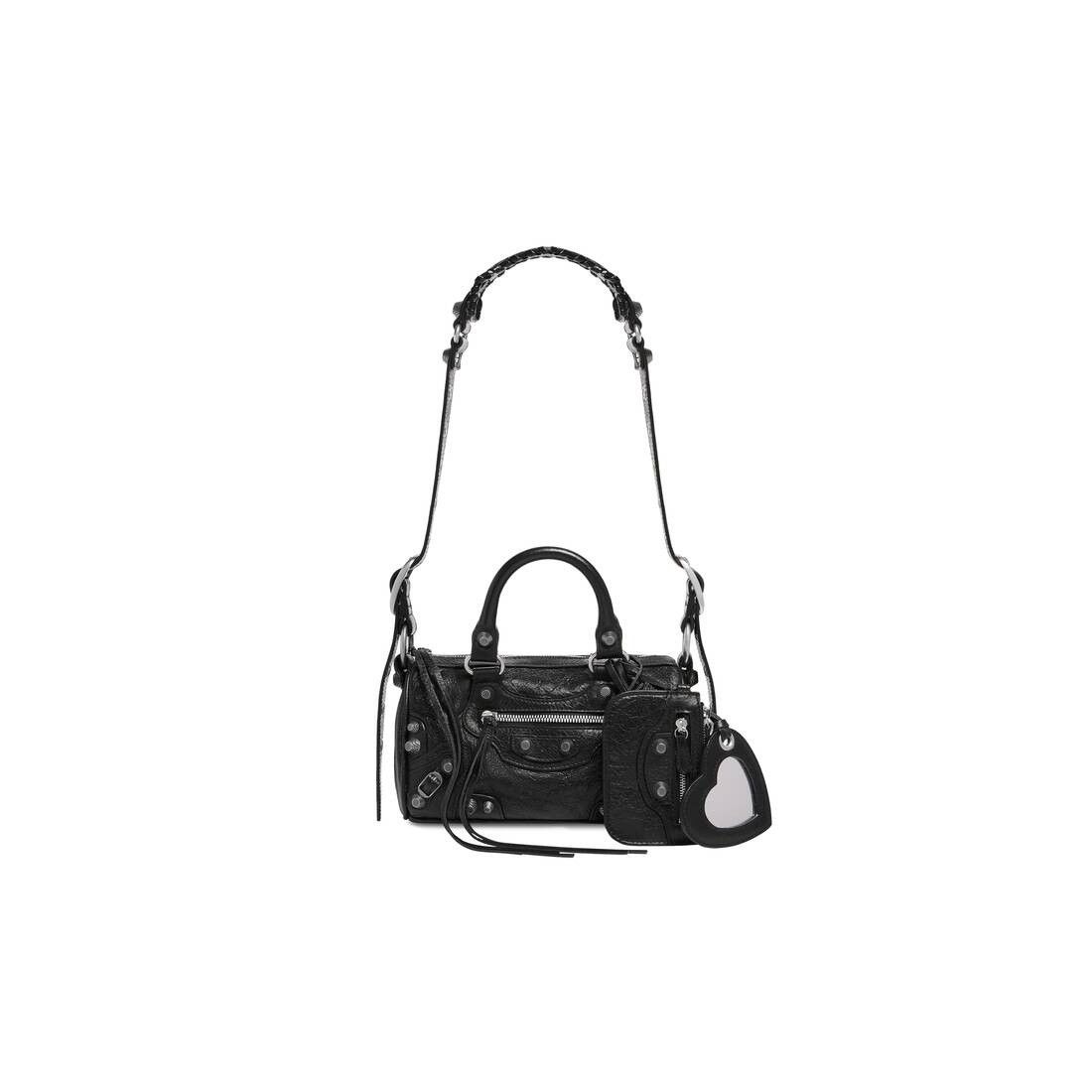 Balenciaga o1mt1gz0225 Size: OS / Le Cagole Mini Duffle Bag in Black Size ONE SIZE - 1 Thumbnail