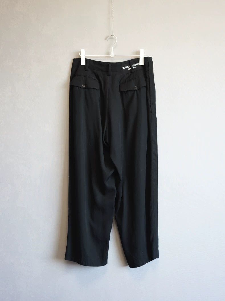 Yohji Yamamoto Yohji Yamamoto size 3 84AW straight-leg pleated pants Size US 28 / EU 44 - 2 Thumbnail