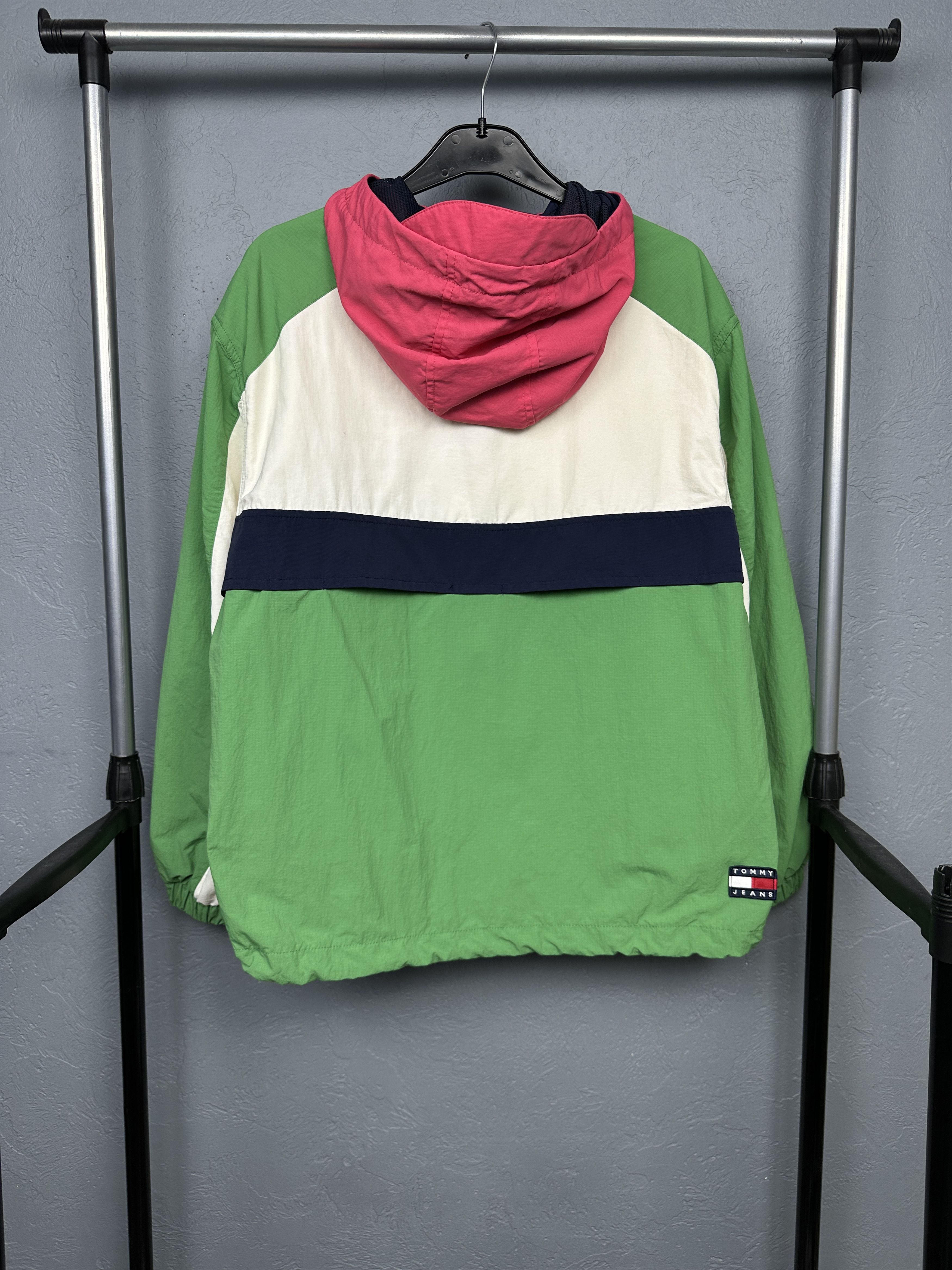 Tommy Hilfiger Tommy Hilfiger Womens Nylon Anorak Jacket Size M / US 6-8 / IT 42-44 - 7 Thumbnail