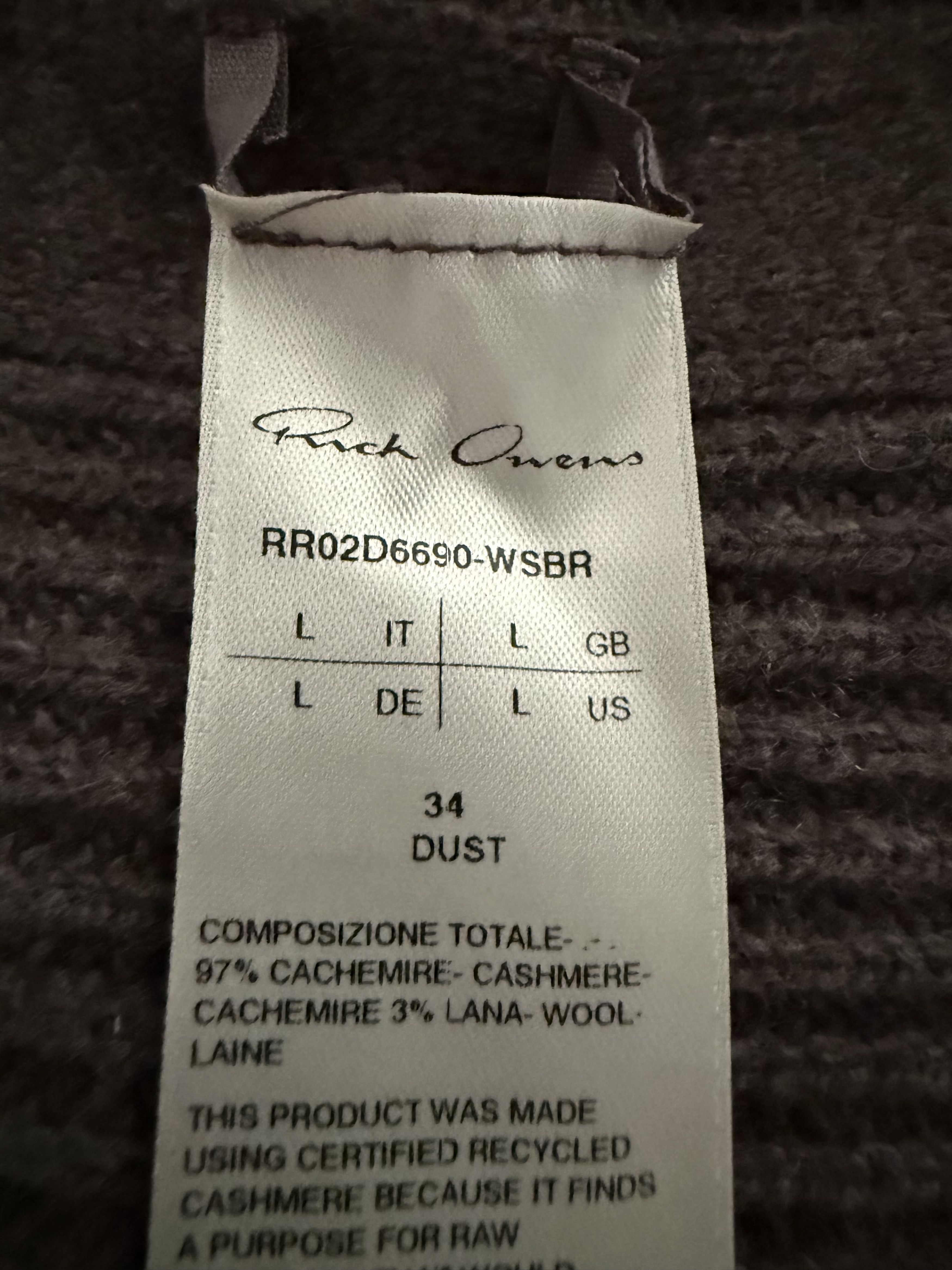 Rick Owens Cashmere Sweater+Short Size US 32 / EU 48 - 18 Thumbnail