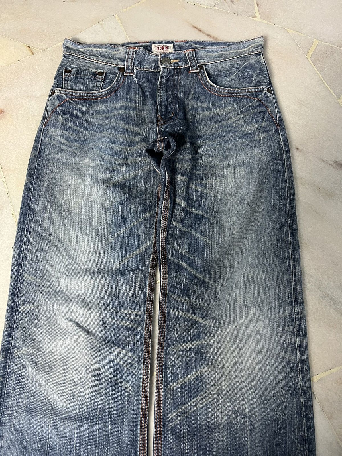 Edwin × If Six Was Nine × Japanese Brand EDWIN EXCLUSIVE VINTAGE XV JEANS RARE Size US 32 / EU 48 - 5 Thumbnail