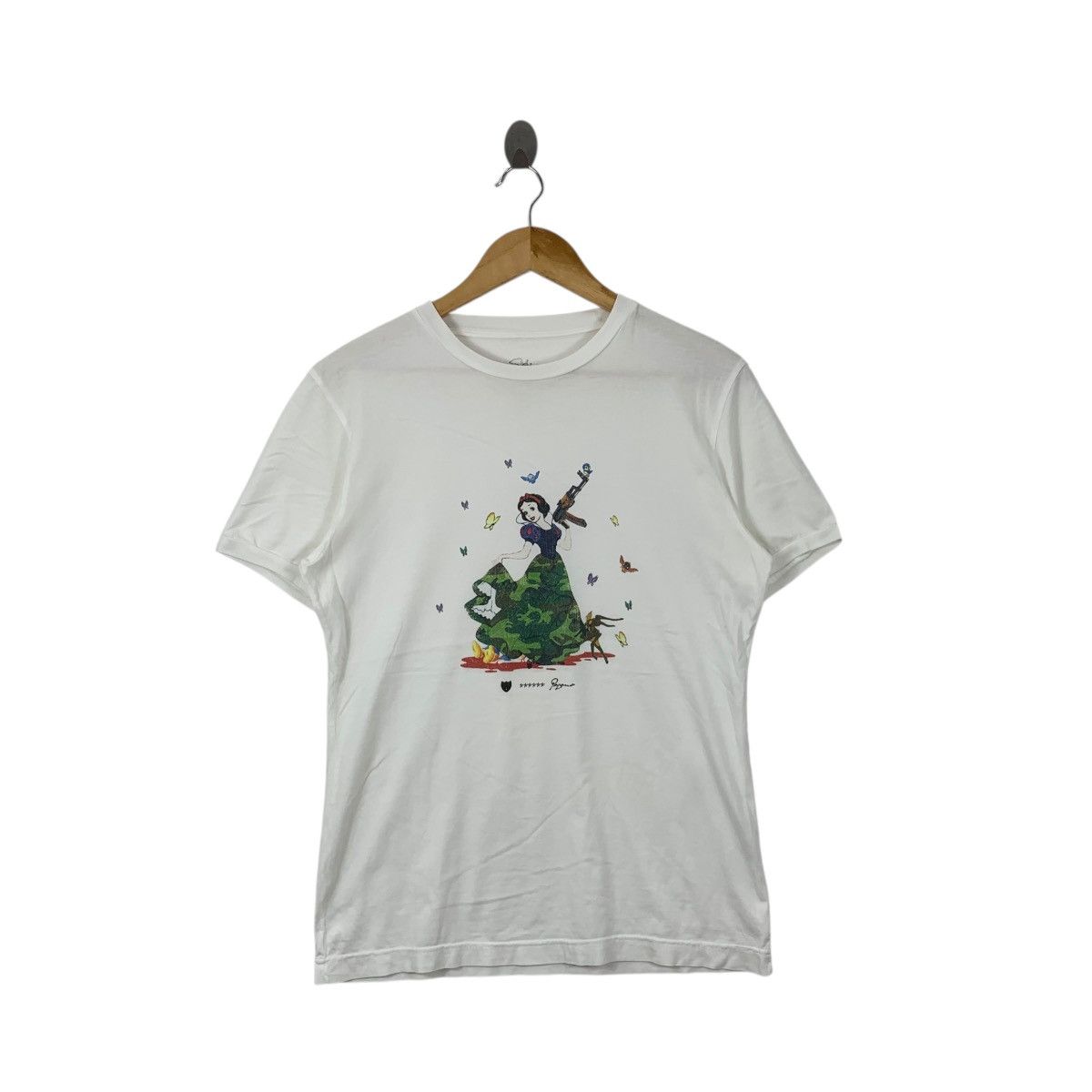 Other PAGANO MADE IN ITALY Rebel Snow White Tee Shirt Top Fairy Size M / US 6-8 / IT 42-44 - 1 Thumbnail